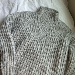 Aerie turtle neck cable knit sweater!